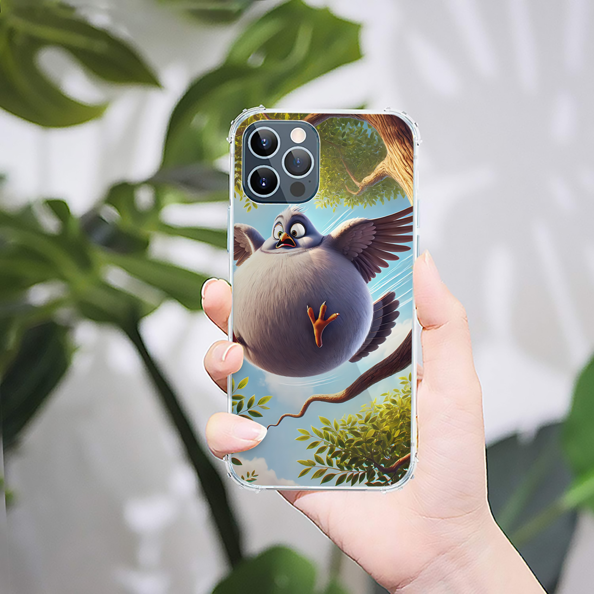 （画像用） Angry Birds アングリーバード 【iPhone 12シリーズ対応】透明スマホケース（クリアソフトケース）